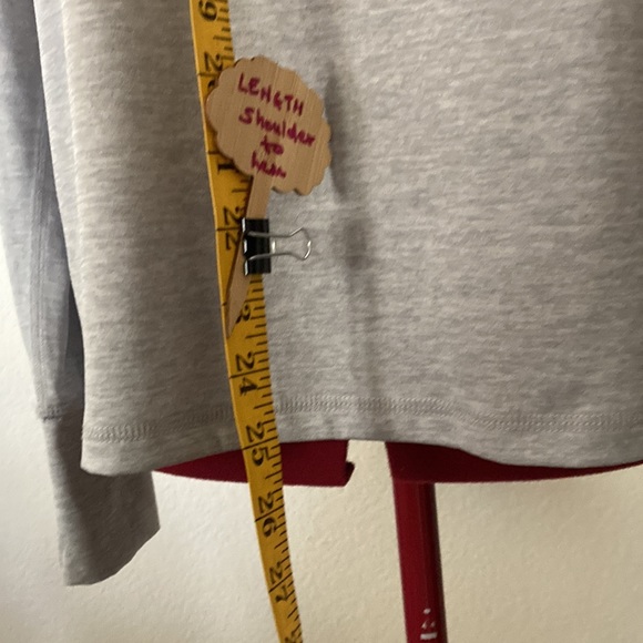 Ideology Medium silver gray short zipper sweater 100% polyester Made in Vietnam - Picture 2 of 9